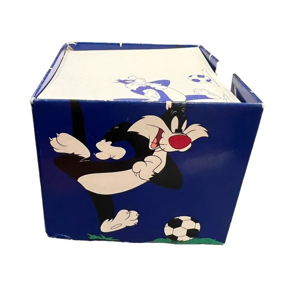 Vintage Warner Bros Sylvester The Cat Memo Pad Box 1993 Office Desk Collectibles